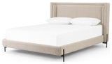 Dobson Bed-Perin Oatmeal-Queen