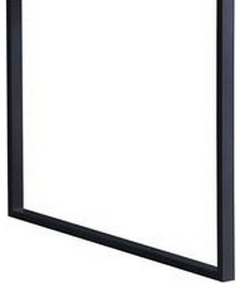 Benzara BM251154 Dining Table, 3 Side Open Compartments & Metal Trim Inlay, Gray