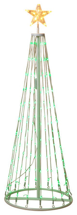 4' Electric Steel Frame Tree With 120 Color Changing LED Lights