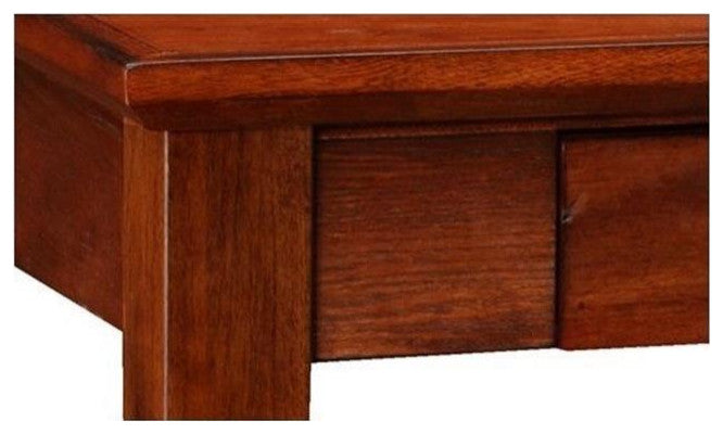 Leick Furniture Boulder Creek Mission Wood Laptop-Writing Desk in Cherry
