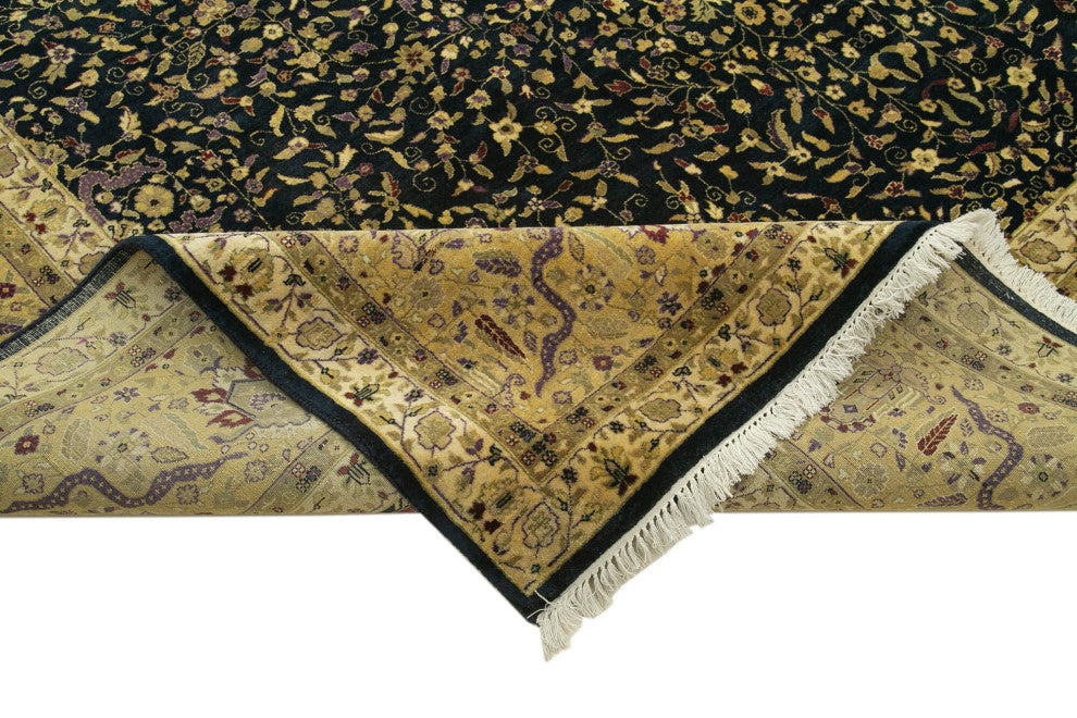 Rug N Carpet - Handwoven Oriental 9' 9" x 13' 11" Large Oushak Area Rug