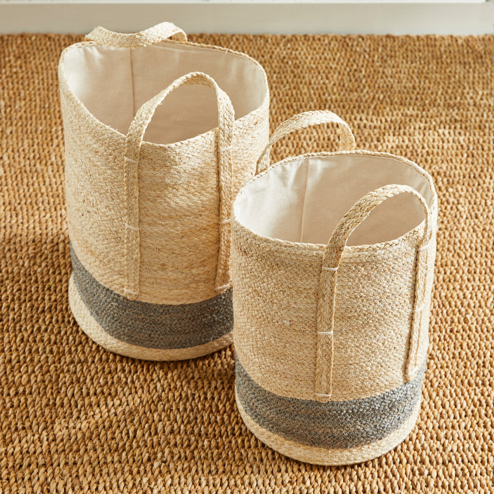 Quinn Round Baskets, Set of 2
