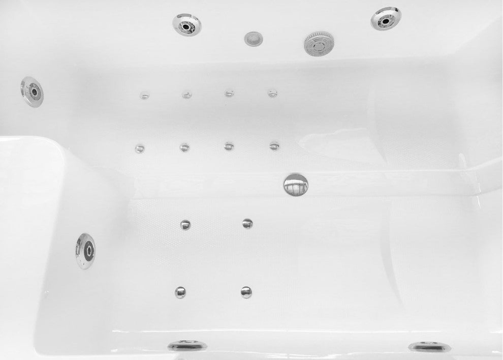 Whirlpool Bathtub 71"x47" Double Pump Heater, Yellowstone