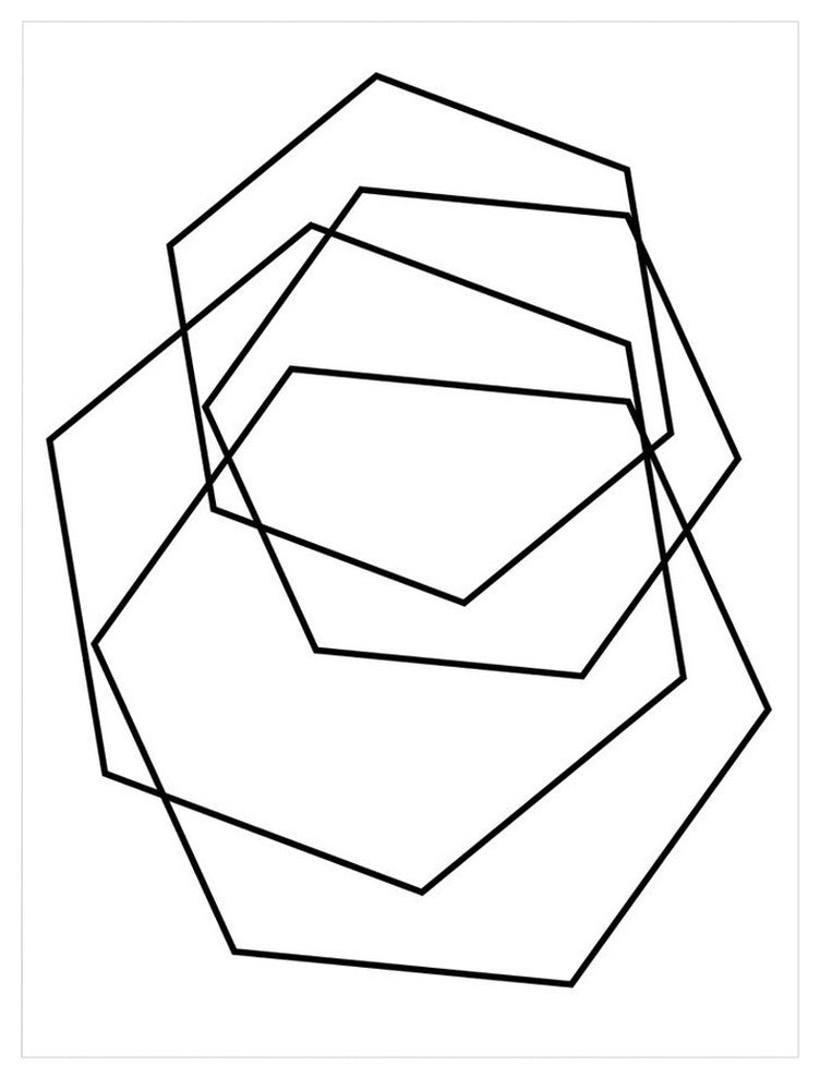 Wall Decor 'Gilt Mod III-W' in ArtPlexi, 30"x20"