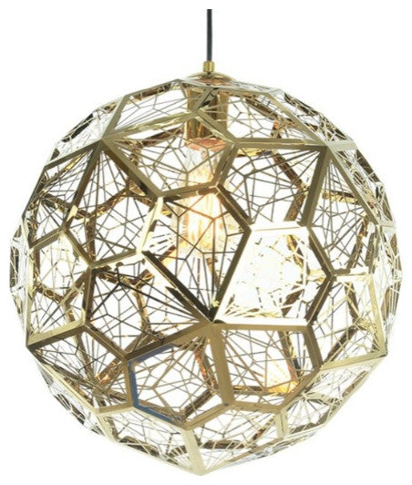 Electroplating Gold Pendant Light