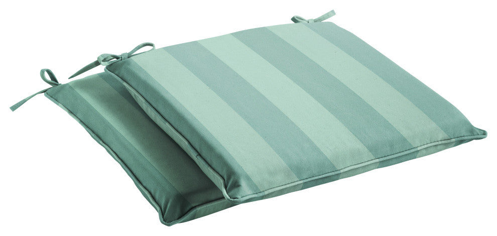Sorra Home Preview Lagoon Corded Chair Pad, Set of 2, 19"x21"x2"