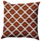 18" x 18" Geo Craze Decorative Throw Pillow, Oak