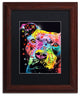 Dean Russo ''Thoughtful Pit'' Matted Framed Art, Wood Frame, Black Mat, 11x14