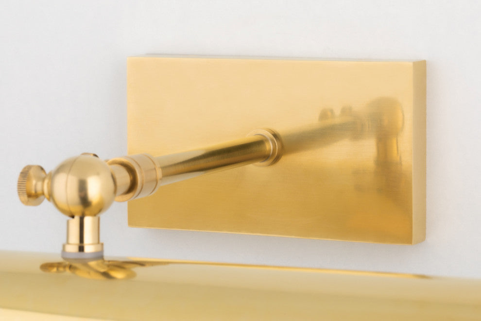 Hampshire 2-Light Medium Picture Light by Mark D. Sikes, Aged Brass Finish