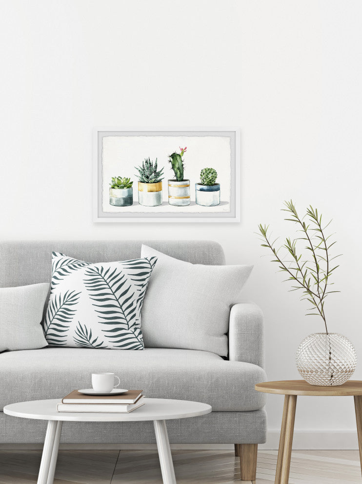 "Cactus Is Perfect" Framed Painting Print