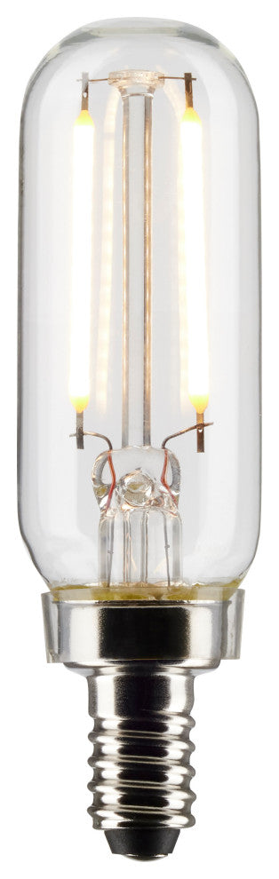 2.8W T6 LED, Clear, Candelabra Base, 2700K, 200 Lumens, 120V, 2-Pack