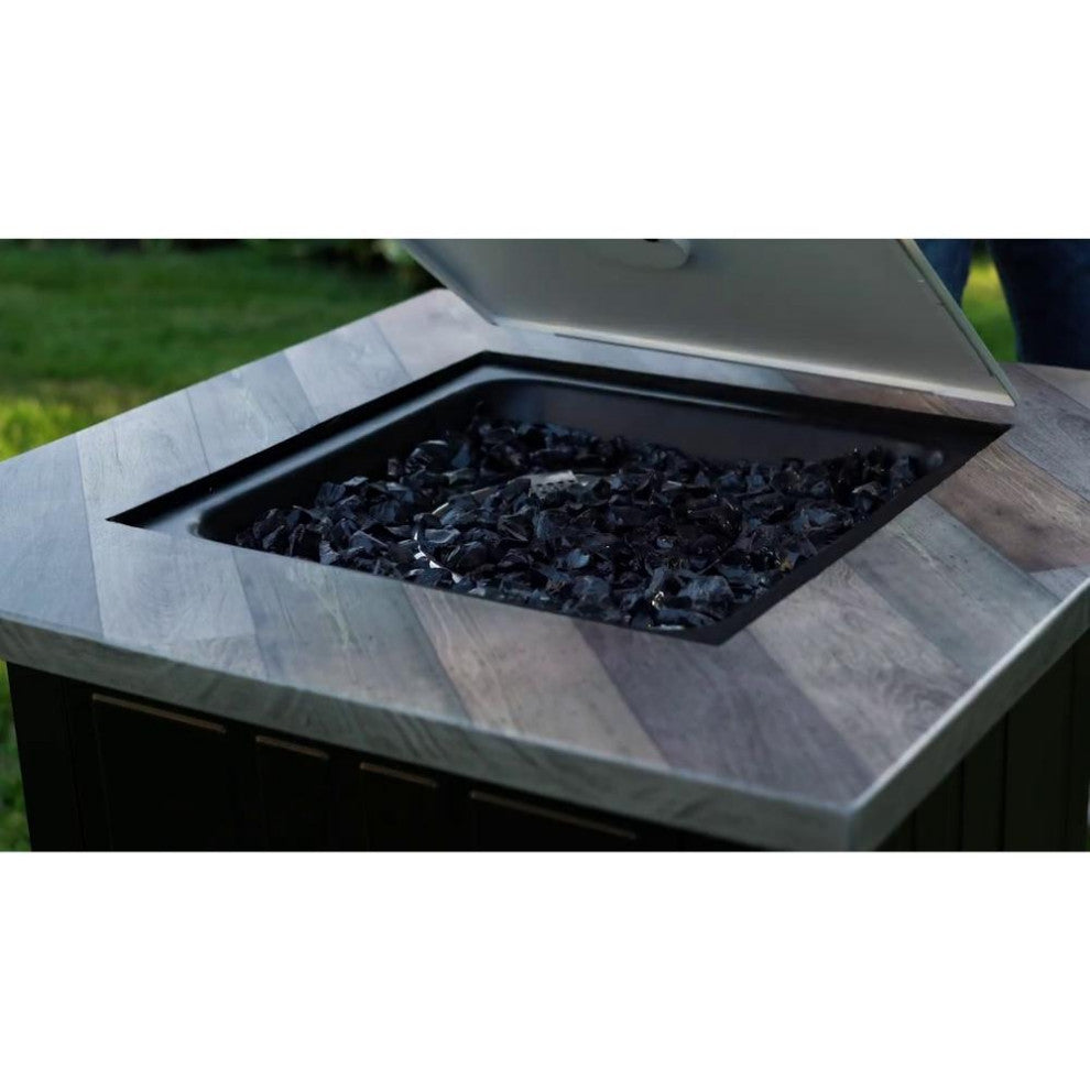 Endless Summer Harper 30" Square LP Fire Pit Table