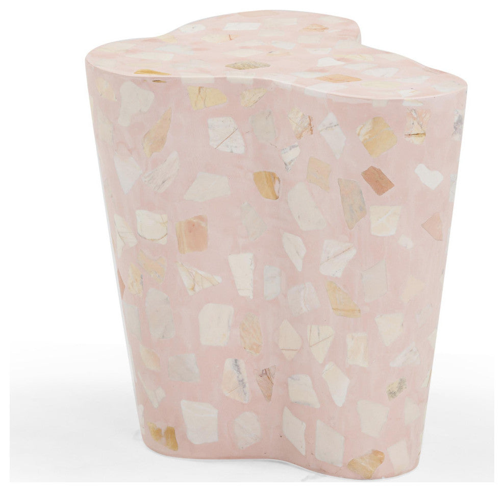 Slab Terrazzo Side Table