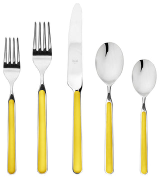 Fantasia Flatware, Yellow, 5-Piece Set