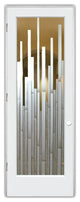 Interior Prehung Door or Interior Slab Door - Mosaics - Primed - 24" x 80" -...