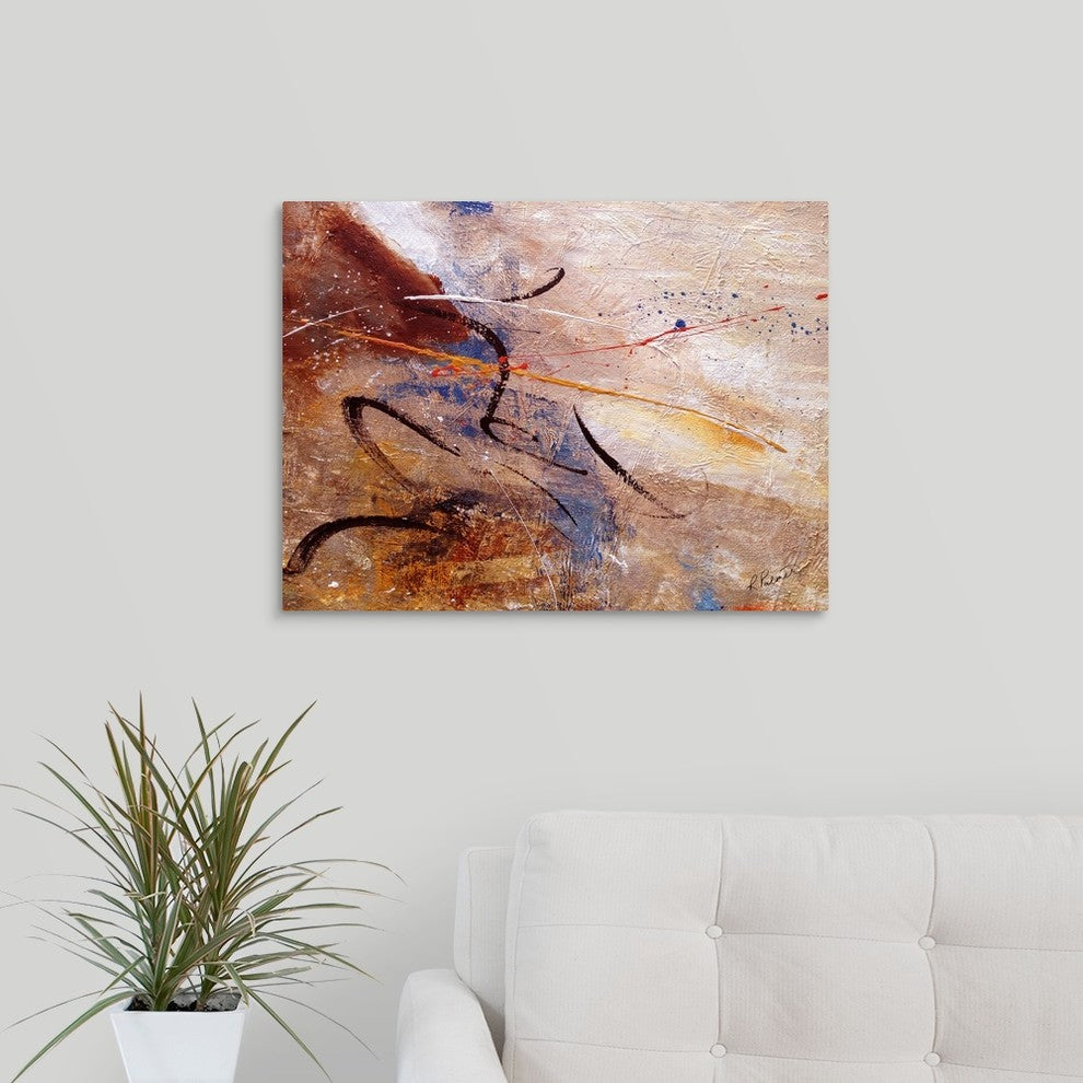 Bread and Water Wrapped Canvas Art Print, 24"x18"x1.5"