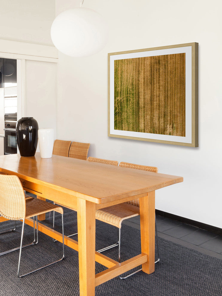 "Crop Trails" Framed Print by Karolis Janulis