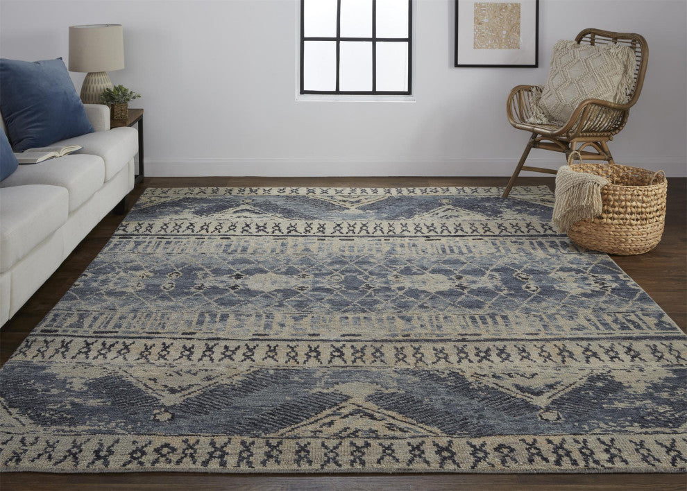 Weave & Wander Scottsdale 9'6"x13'6" Hand Knotted Area Rug
