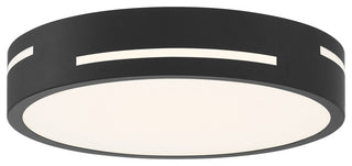 Harmony LED Flush Mount, Matte Black