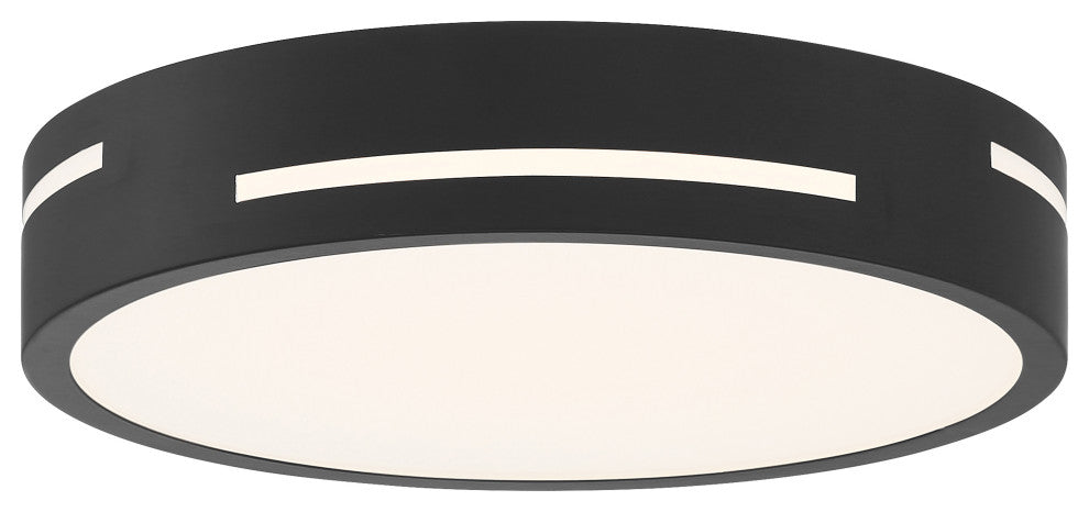 Harmony LED Flush Mount, Matte Black