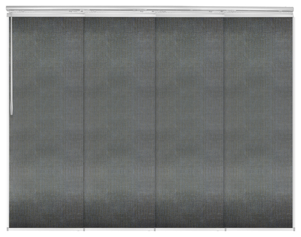 Stormy 4-Panel Track Extendable Vertical Blinds 48-88"W