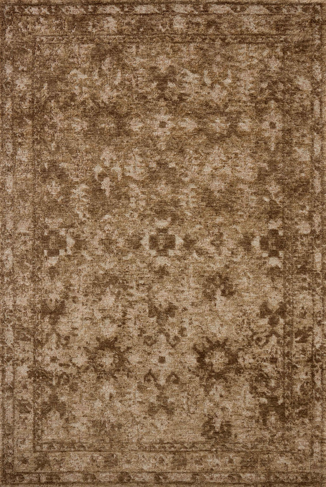 Loloi Percival Mocha / Sand 2'-6" x 7'-6" Runner Rug