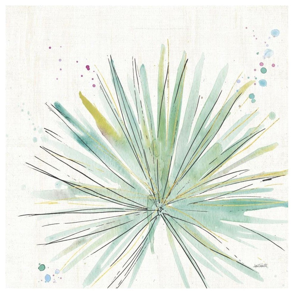 "Palm Passion V no Words" Digital Paper Print by Anne Tavoletti, 20"x20"