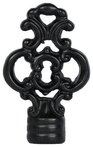 Urbanest Key Lamp Finial, 2 3/8", Black