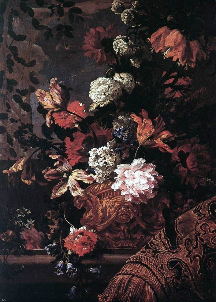 Jean-Baptiste Monnoyer Flowers, 18"x27" Wall Decal Print