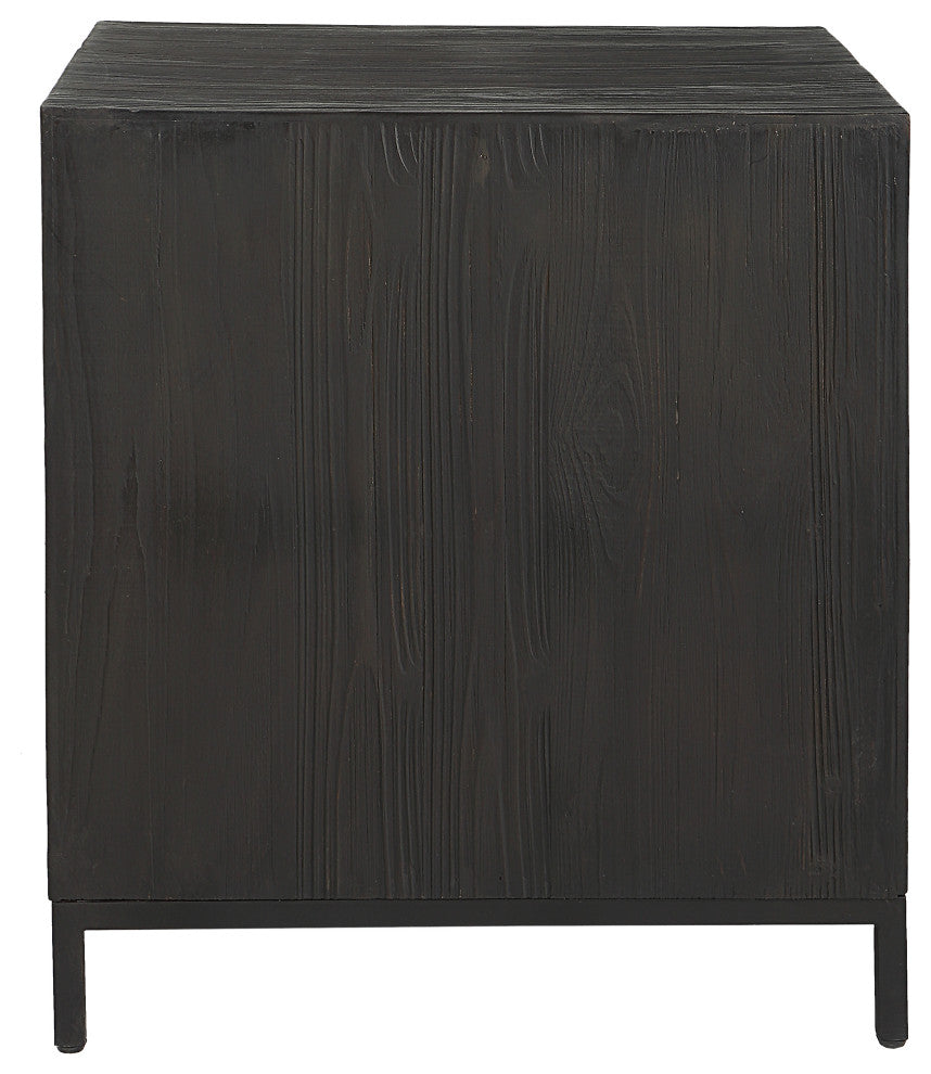 Uttermost Aiken Geometric Cabinet / End Table