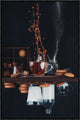 "Upside And Down Again (with Coffee)"  by Dina Belenko, 21x31"