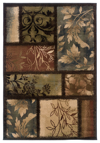 Hudson 1699G Brown/Blue 6'7"x9'6" Rug