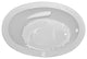 Zen Oval 66"x42" Silver Series Air Massage Bath