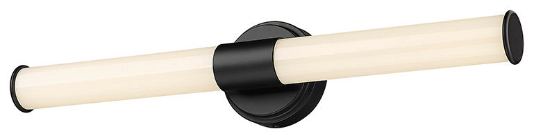 Trumann Collection 1-LIght 24" Matte Black LED Vanity Light