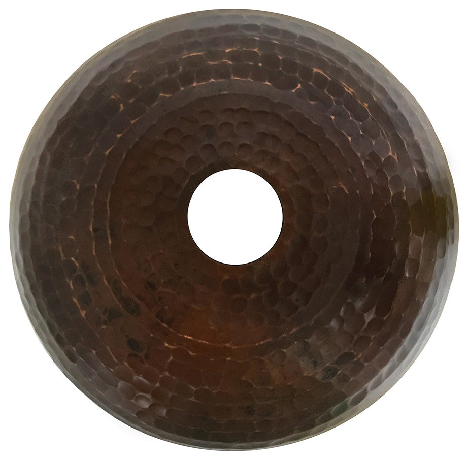 Hammered Copper 7" Globe Pendant Light Shade