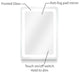 Dyconn Faucet Egret Tri-Color LED Wall Mounted Bathroom Mirror, 24"w X 34"h