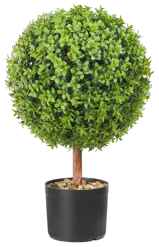VEVOR 2' Artificial Topiary Tree Faux Plant w/ Replaceable Leaves Home Decor