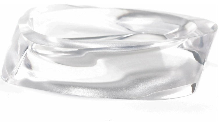 Round Countertop Soap Holder, Silver