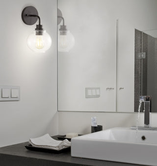 Sandrine Iron LED Vanity Light, Oil Rubbed Bronze, 1 Bulb