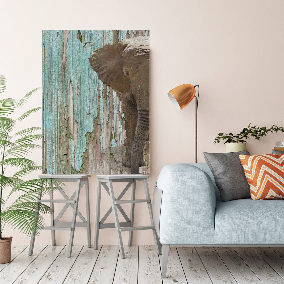"The Elephant II" Gallery-Wrapped Canvas Wall Art, 16"x20"