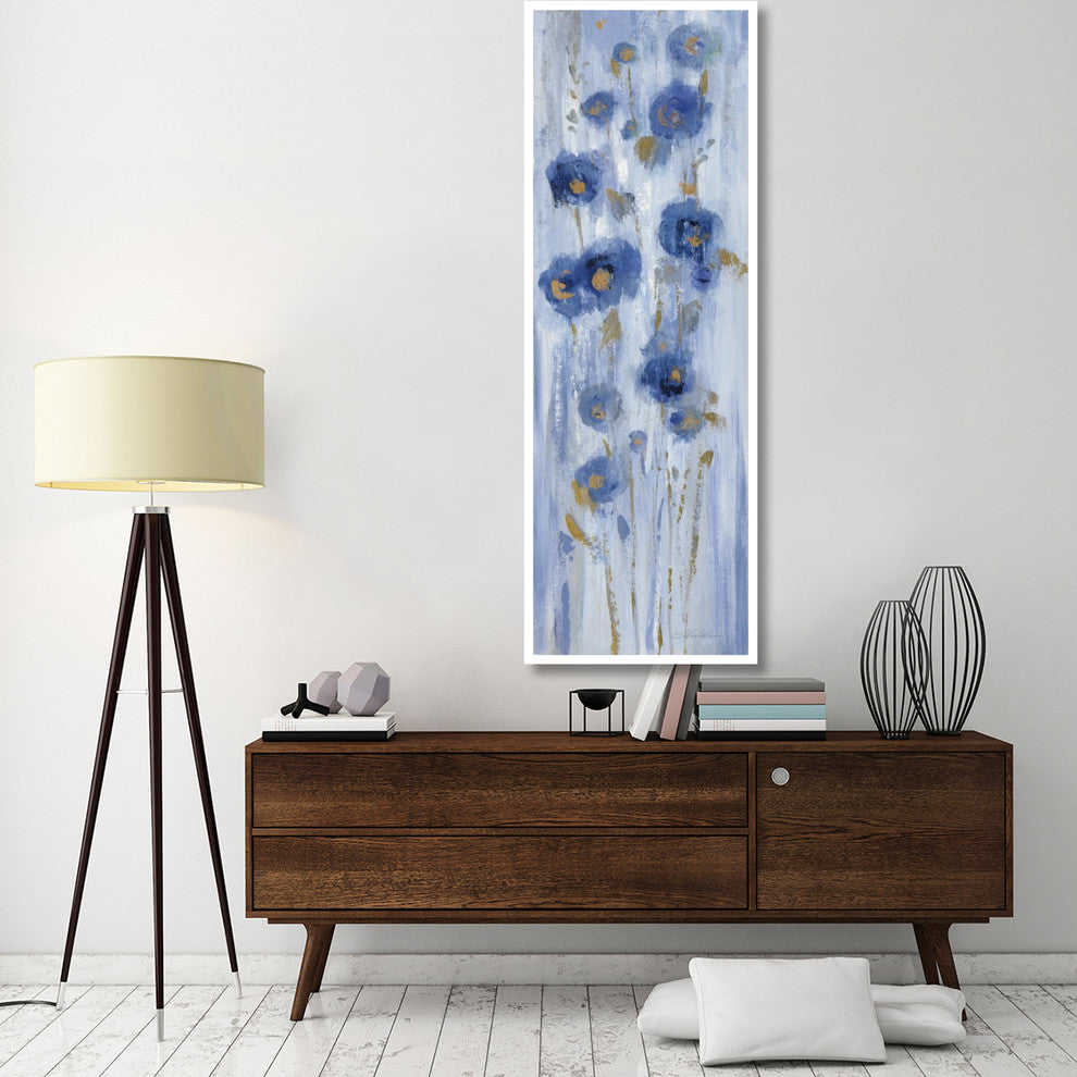 "Seaside Flowers II" Digital Paper Print by Silvia Vassileva, 26"x74"