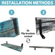 Barn Walls Floating Shelves - Set of 4, Industrial Mix
