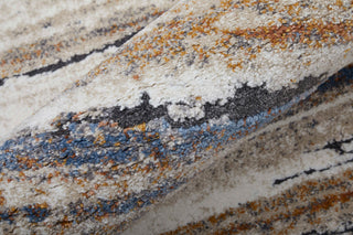 Odera R39MQ Modern/Global Rug, Ivory/Multi, 10'x14'