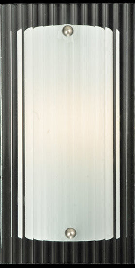 6"W Metro Fluted Quadrato Led Wall Sconce