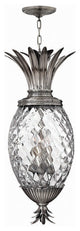 Hinkley Plantation 4-Light Polished Antique Nickel Foyer Hall Pendant, 2222P