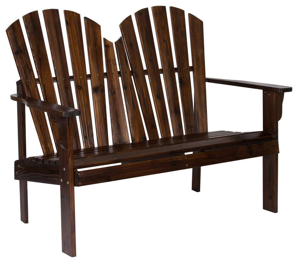 Rockport Loveseat, Burnt Brown