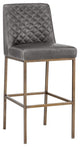 Leighland Stool, Overcast Gray, Bar Height
