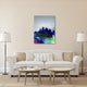"Kansas City Watercolor Skyline" Fine Art Print
