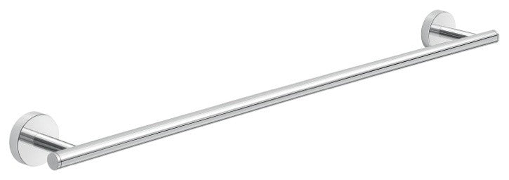 Polished Chrome Rounded Towel Bar
