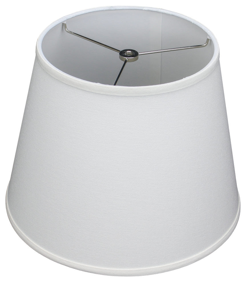Fenchel Shades, 9"x13"x10" Spider Attachment Empire Lamp Shade, Linen